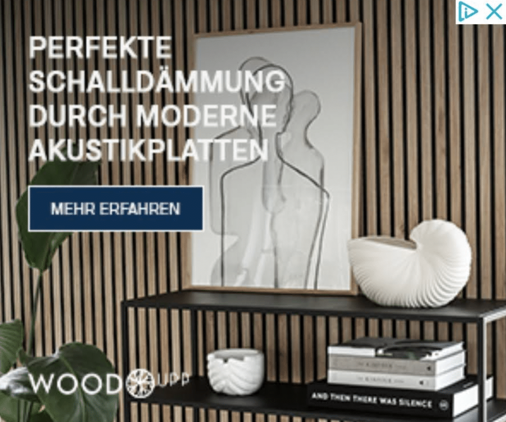 Google Display Ad — WOOD UP Akustikpaneele