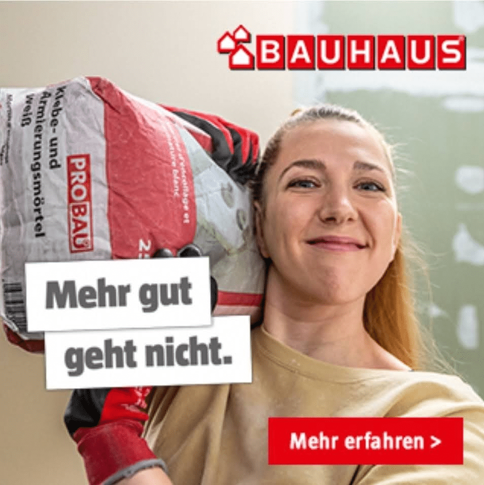 Google Werbebanner — Bauhaus Zement