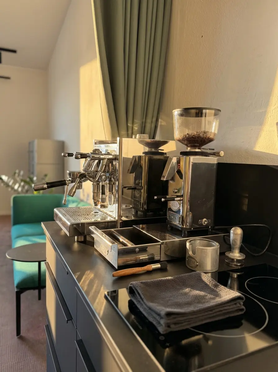 Siebträger-Kaffee im BUERORAMA Coworking Ravensburg