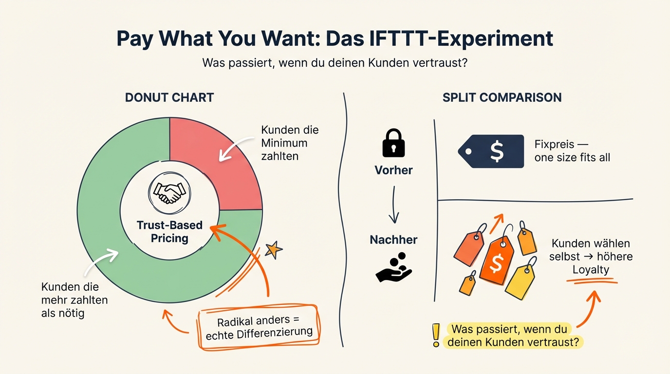 SaaS Pricing: Wie IFTTT Kunden den Preis selbst bestimmen lässt